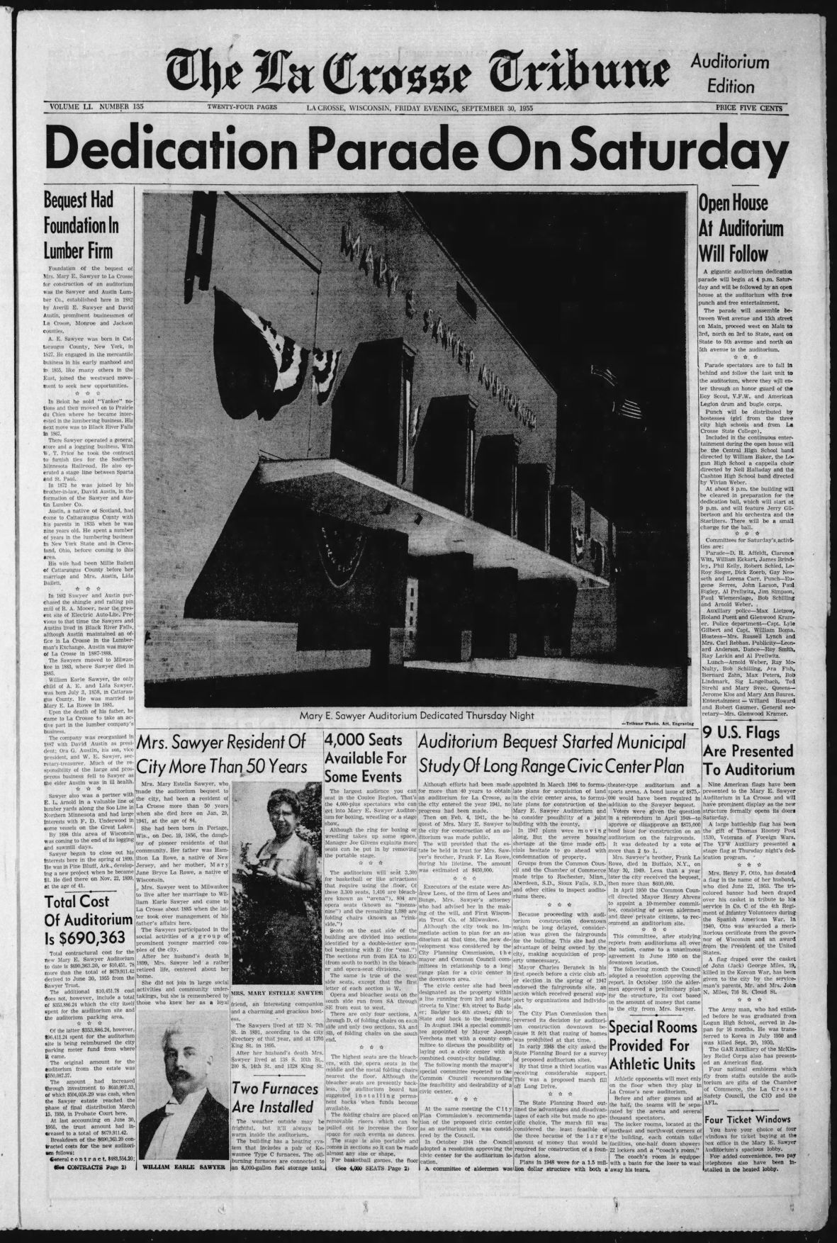 1955: Dedication